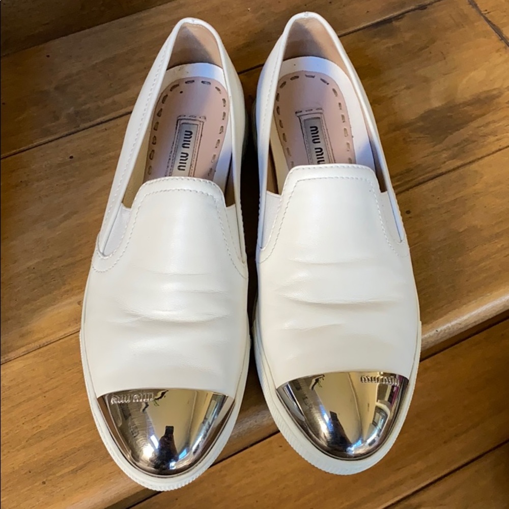 Min Miu leather shoes